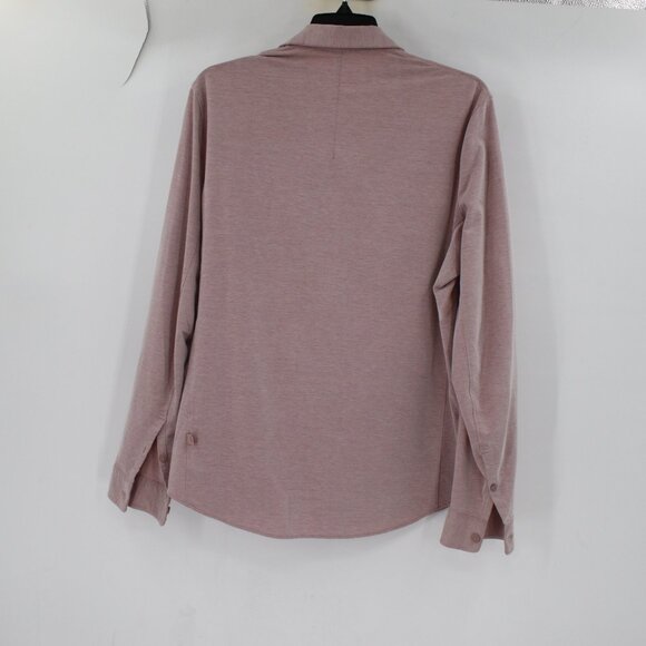 Lululemon commission shirt Men's medium long sleeve button up one pocket preppy - Picture 5 of 11